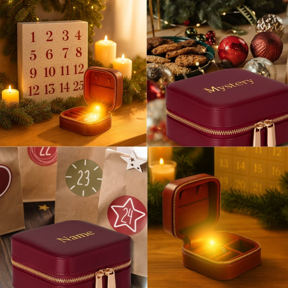 Mystery Box, Luxurious Advent Surprise, 12 surprise pieces of 925 Sterling Silver jewelry