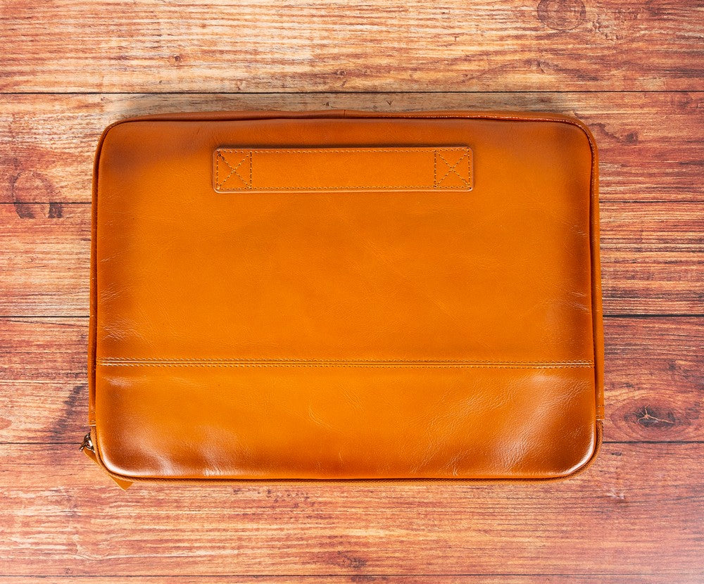 Awe Slim Leather Laptop / Tablet Bag