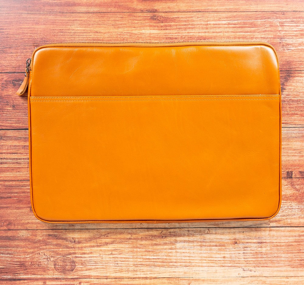 Awe Slim Leather Laptop / Tablet Bag