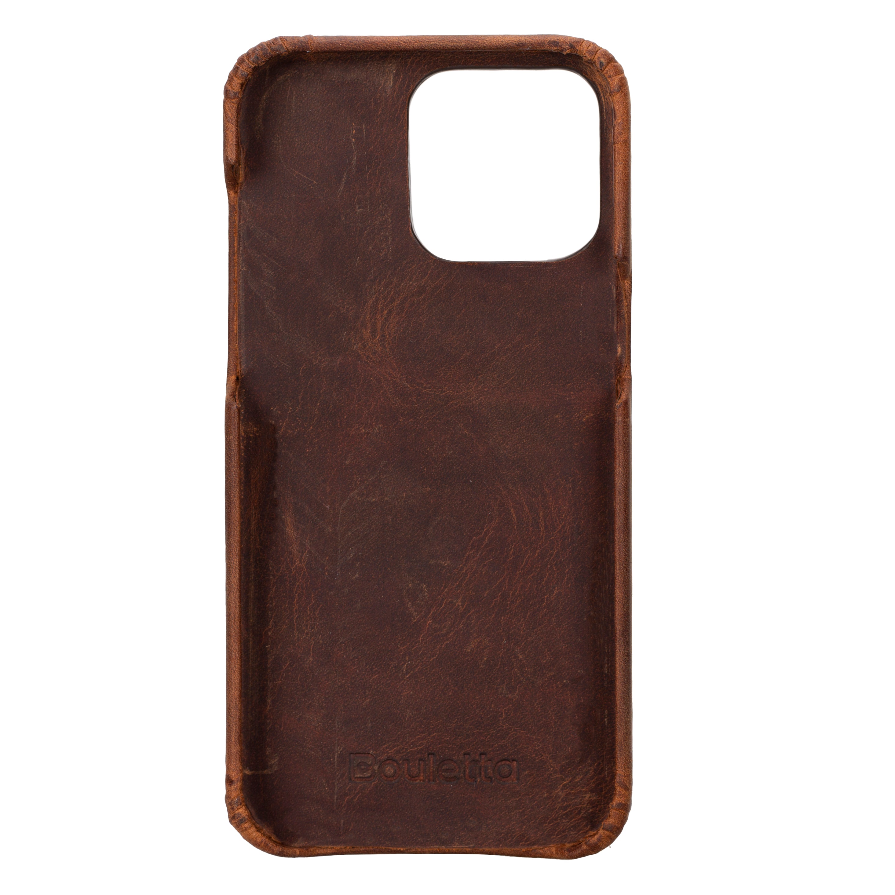 Antic Brown iPhone 16 Pro Max Leather Back Cover Case