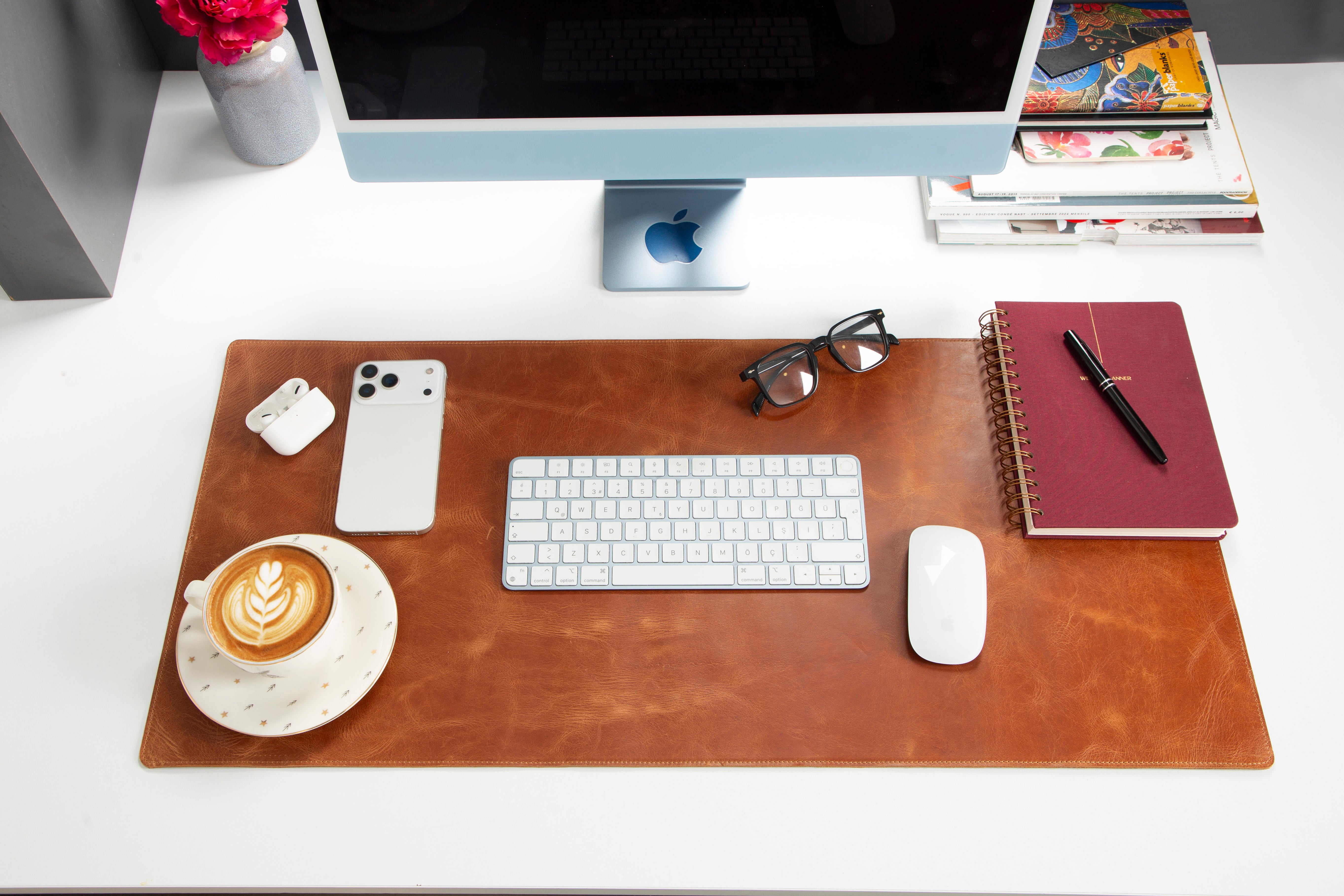 Leather Desk Mat Medium