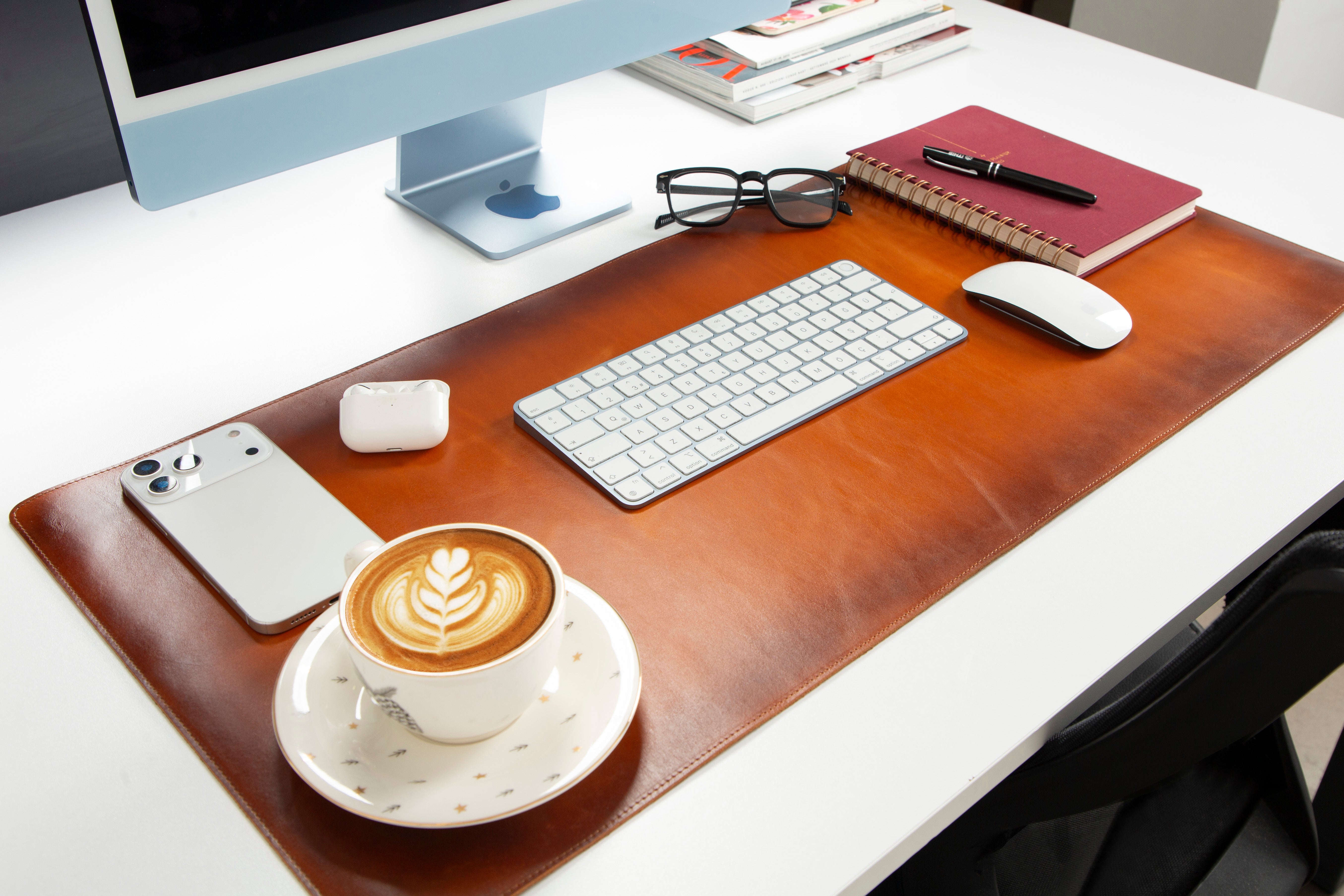 Leather Desk Mat Medium