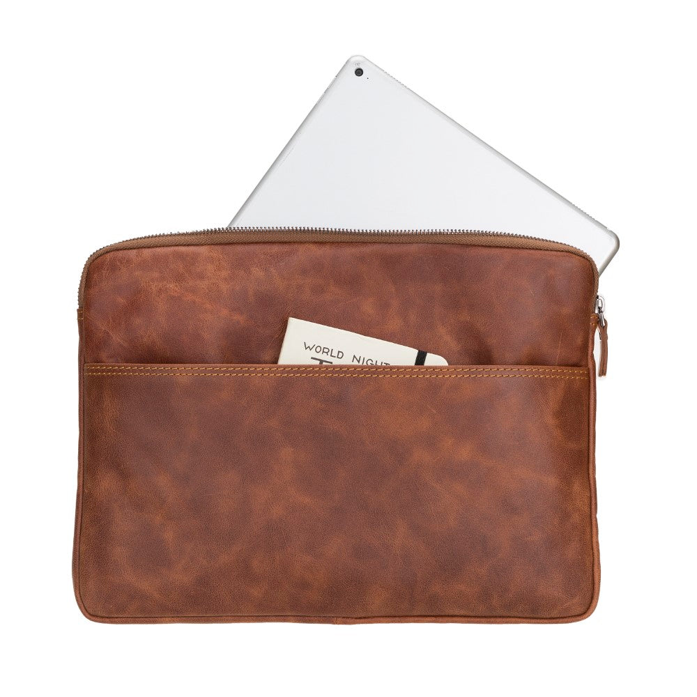 Awe Slim Leather Laptop / Tablet Bag