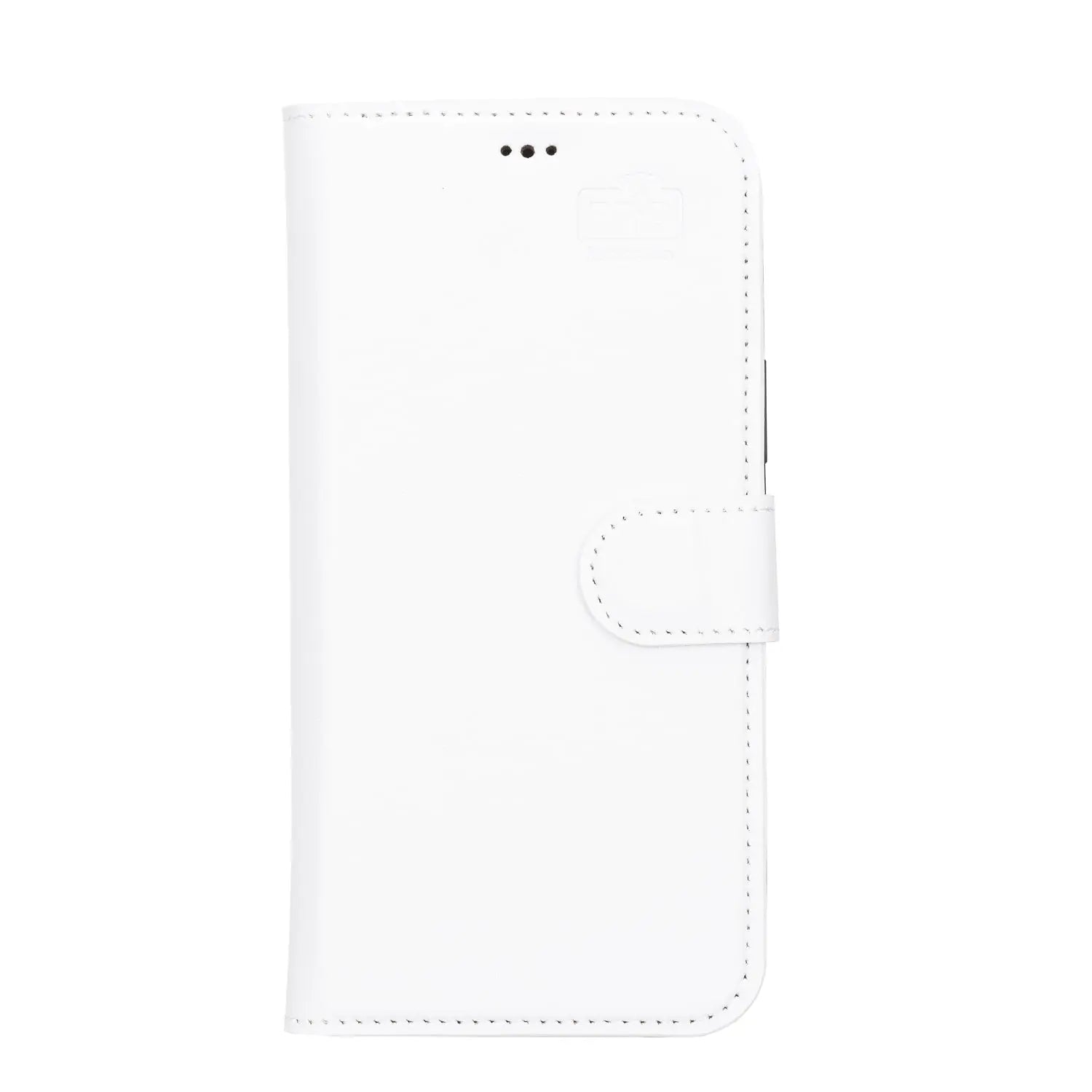 White Leather iPhone 15 Pro Max Detachable Card Holder Wallet Case with Magsafe-Bomonti