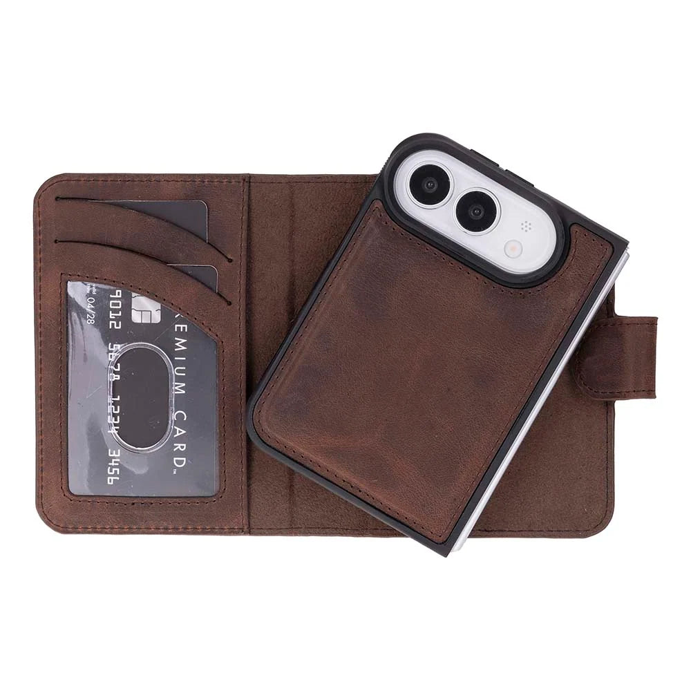 Magic iPhone Duo Leather Detachable Wallet Case