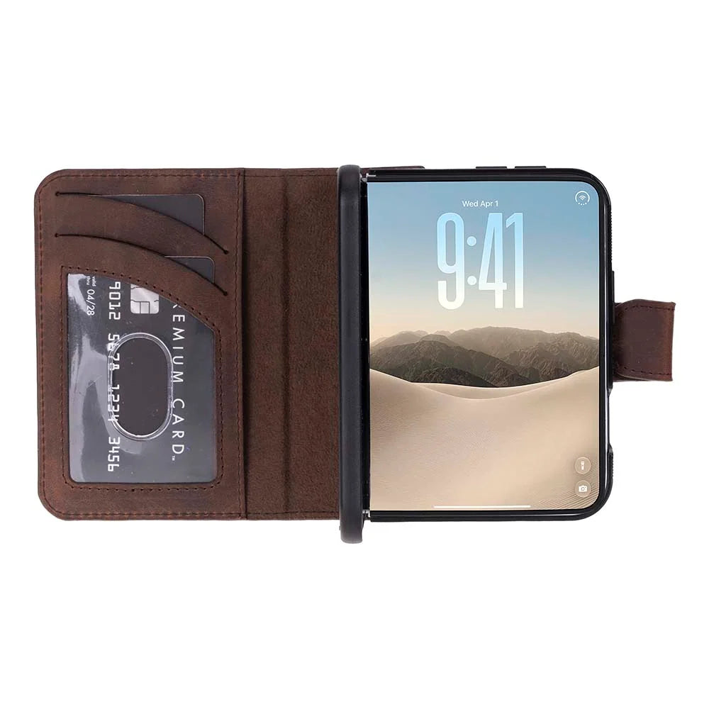 Magic iPhone Duo Leather Detachable Wallet Case