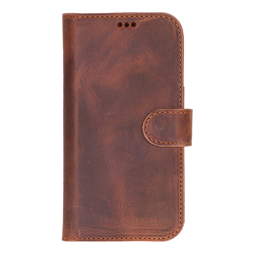 Leather iPhone 17 Detachable Wallet Case