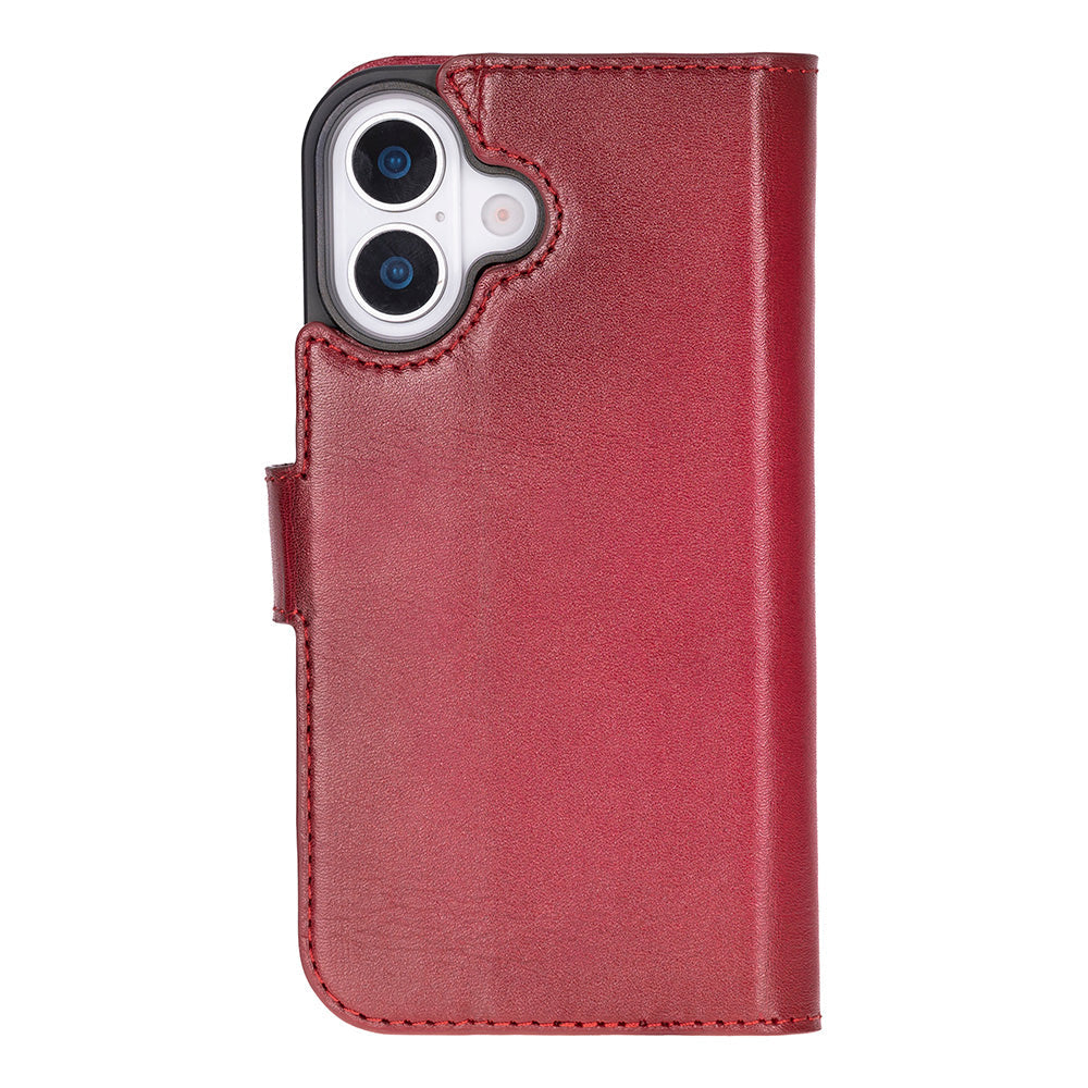 Leather iPhone 17 Detachable Wallet Case