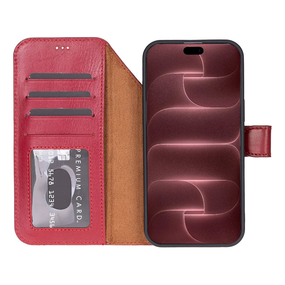 Magic iPhone 18 Pro Max Leather Detachable Wallet Case