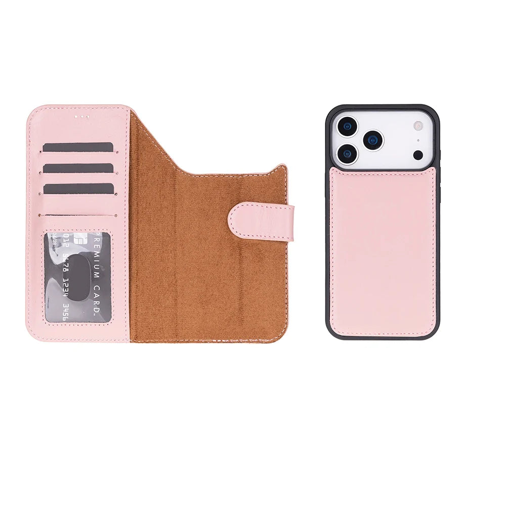 Magic iPhone 18 Pro Leather Detachable Wallet Case
