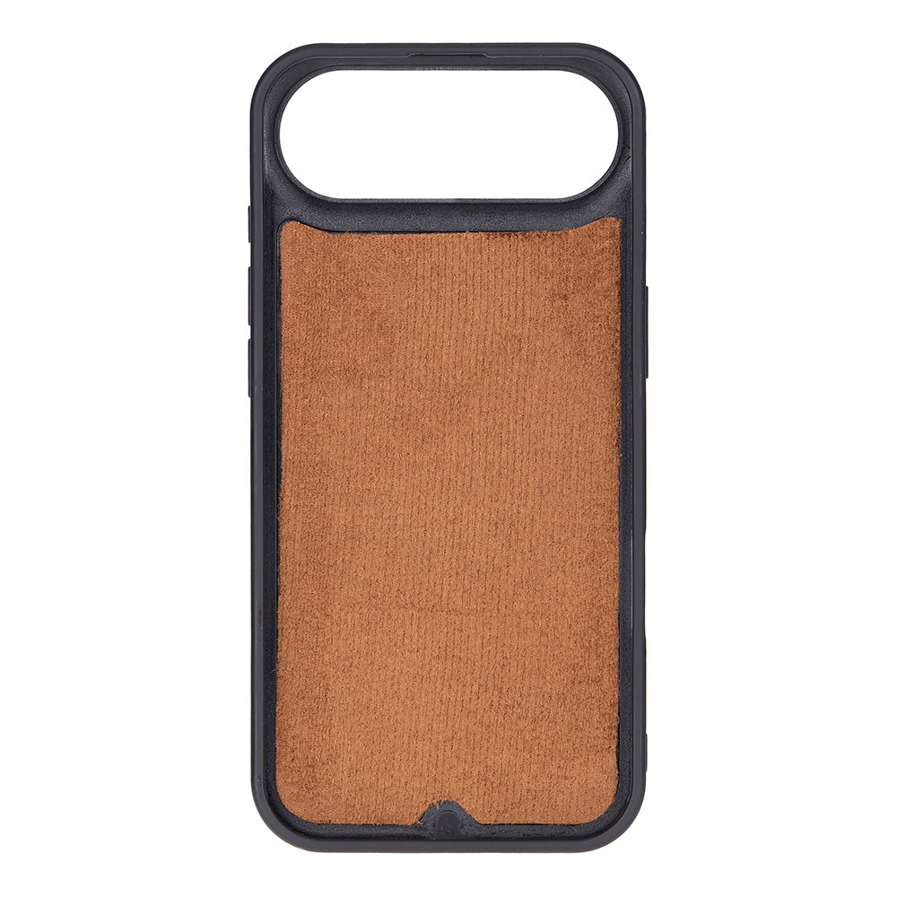 Tan Leather iPhone 17 Air Detachable Wallet Case
