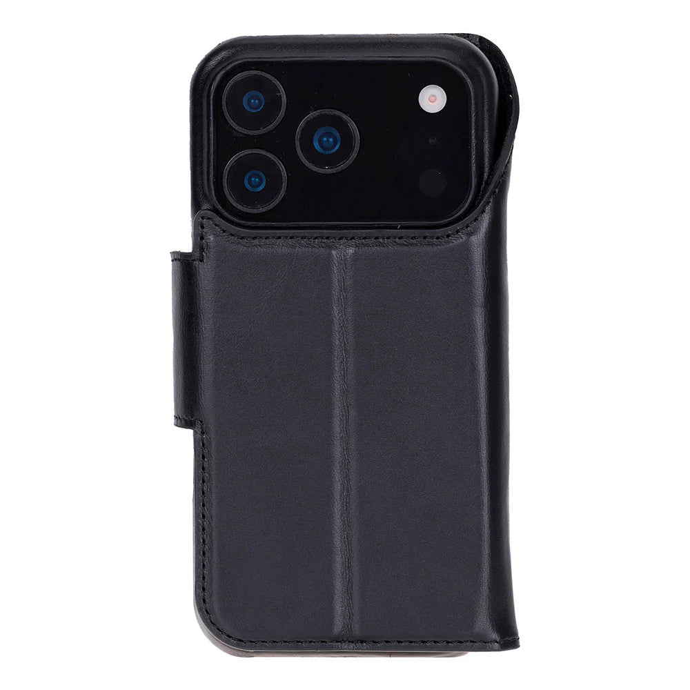Elite Magic iPhone 17 Pro Leather Detachable Wallet Case
