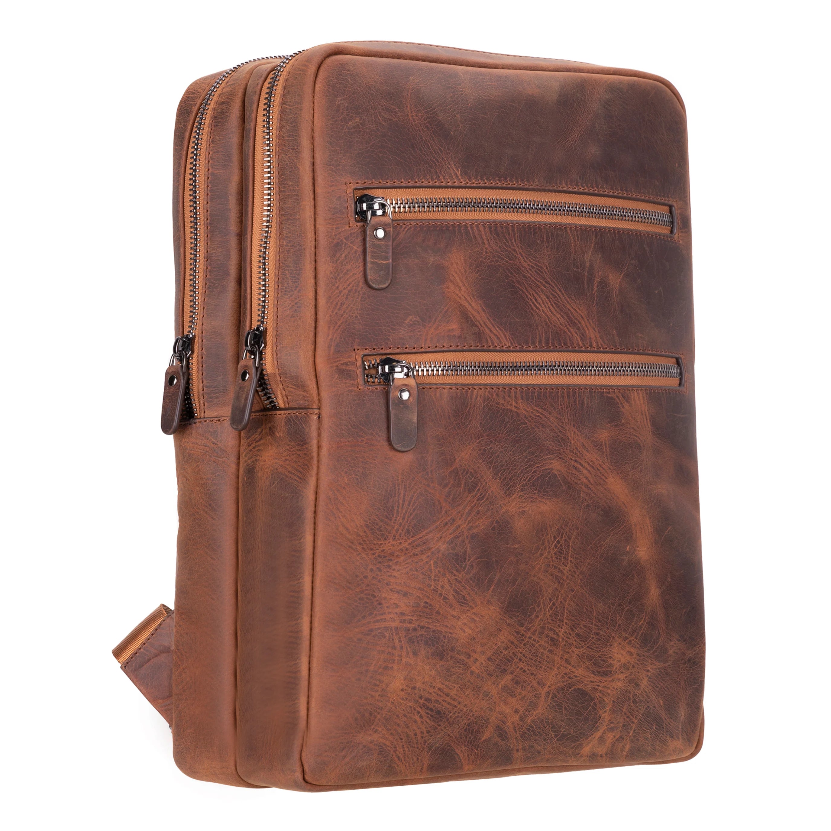 Hidden Castle Leather Backpack