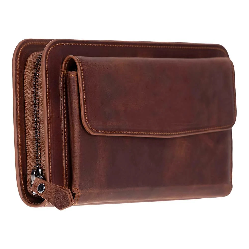 Novarco Leather Clutch Handbag