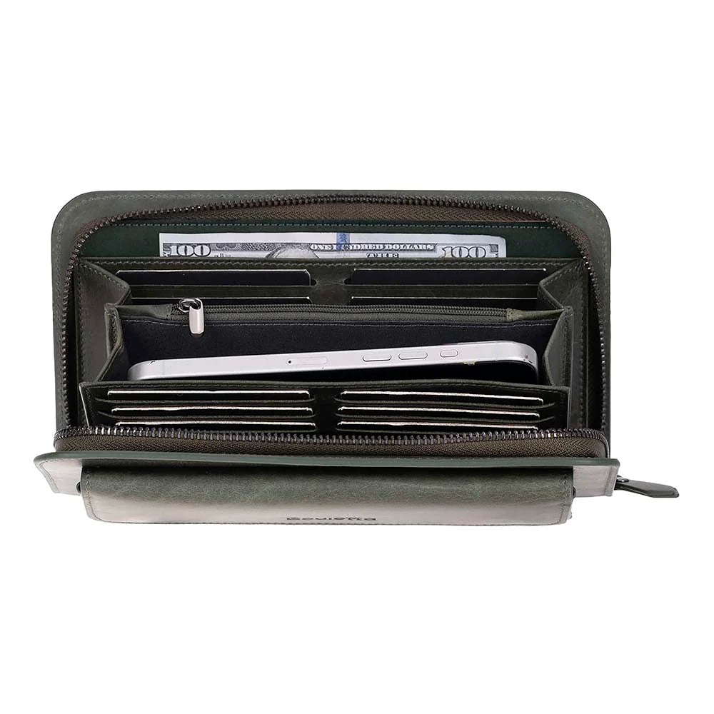 Novarco Leather Clutch Handbag