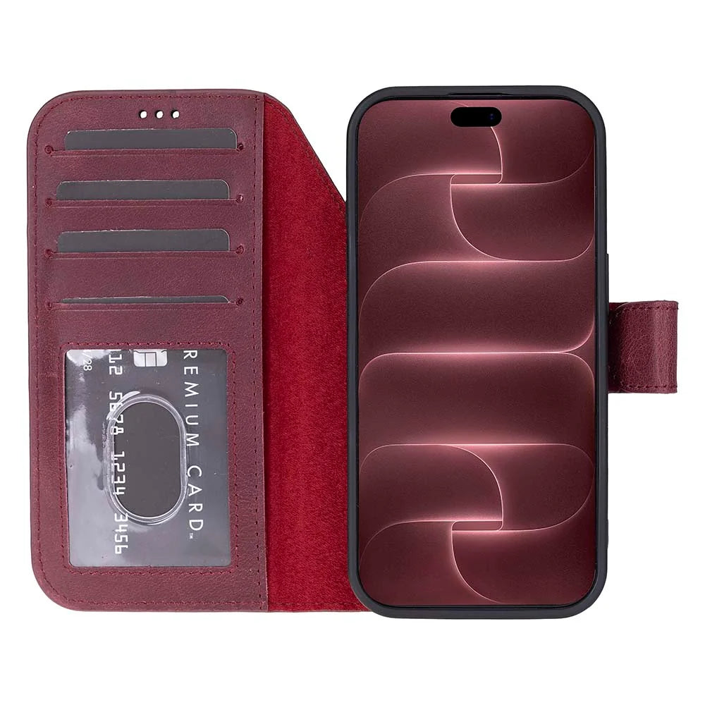 Magic iPhone 18 Pro Max Leather Detachable Wallet Case