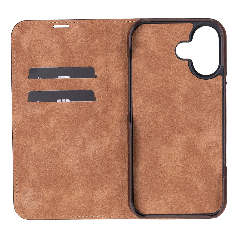 Sonat Leather iPhone 17 Folio Case