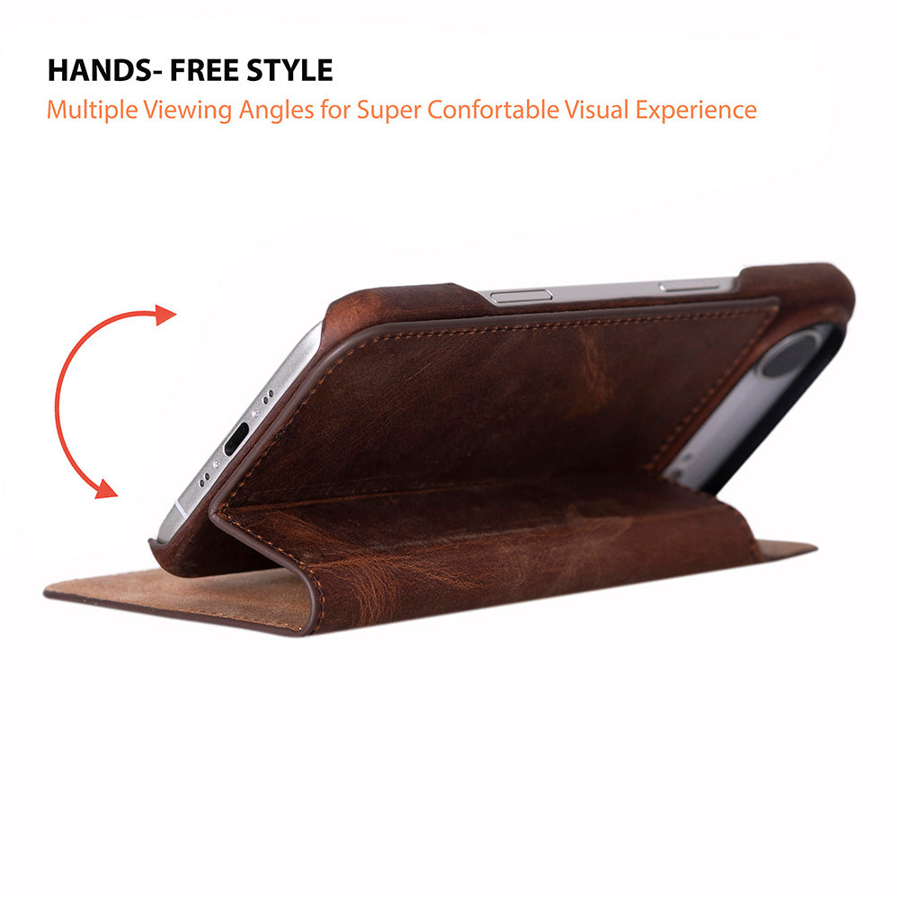 Sonat Leather iPhone 17 Air Folio Case