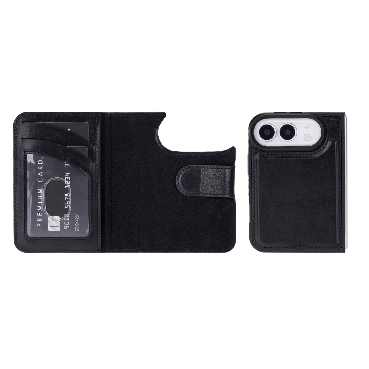 Magic iPhone Duo Leather Detachable Wallet Case