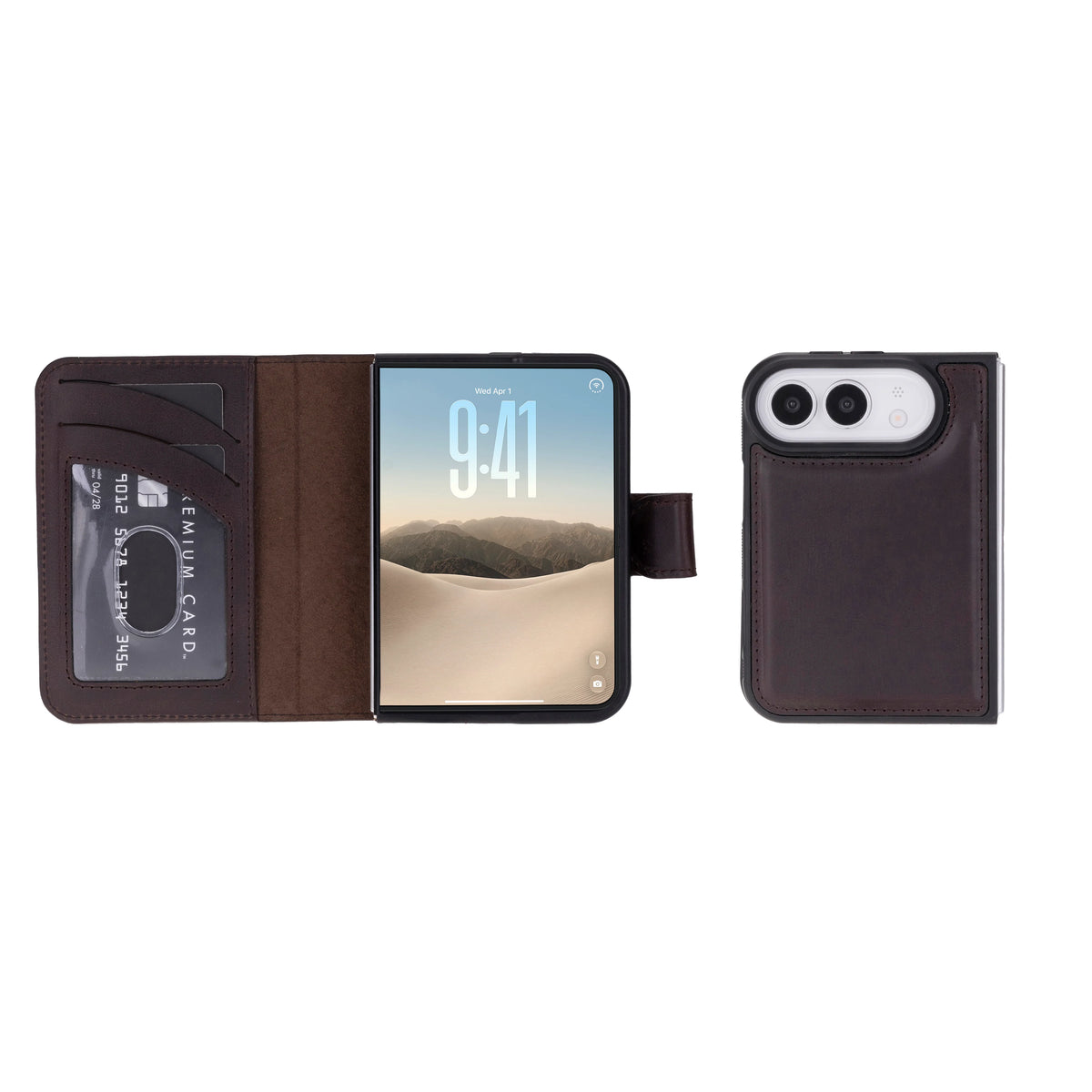 Magic iPhone Duo Leather Detachable Wallet Case