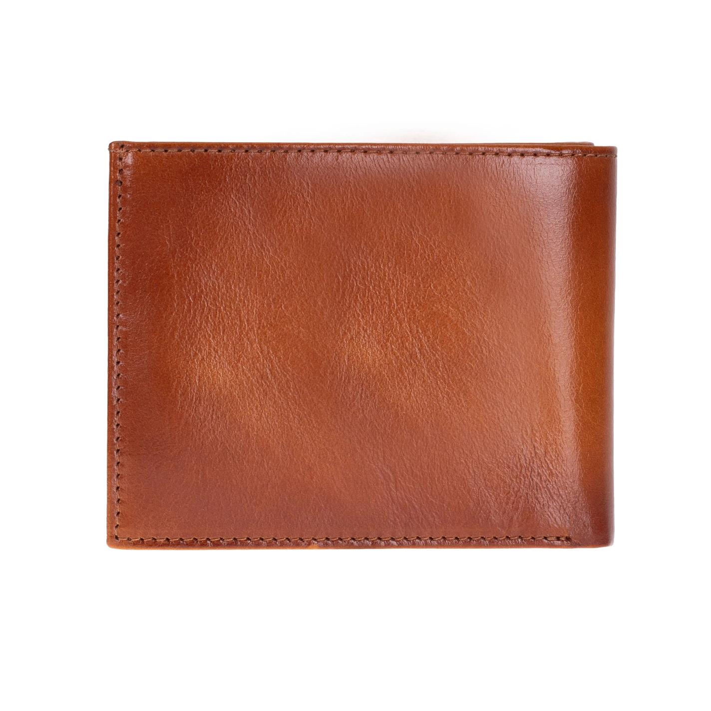 Mini Cooper Leather Bifold Wallet with Card Holder