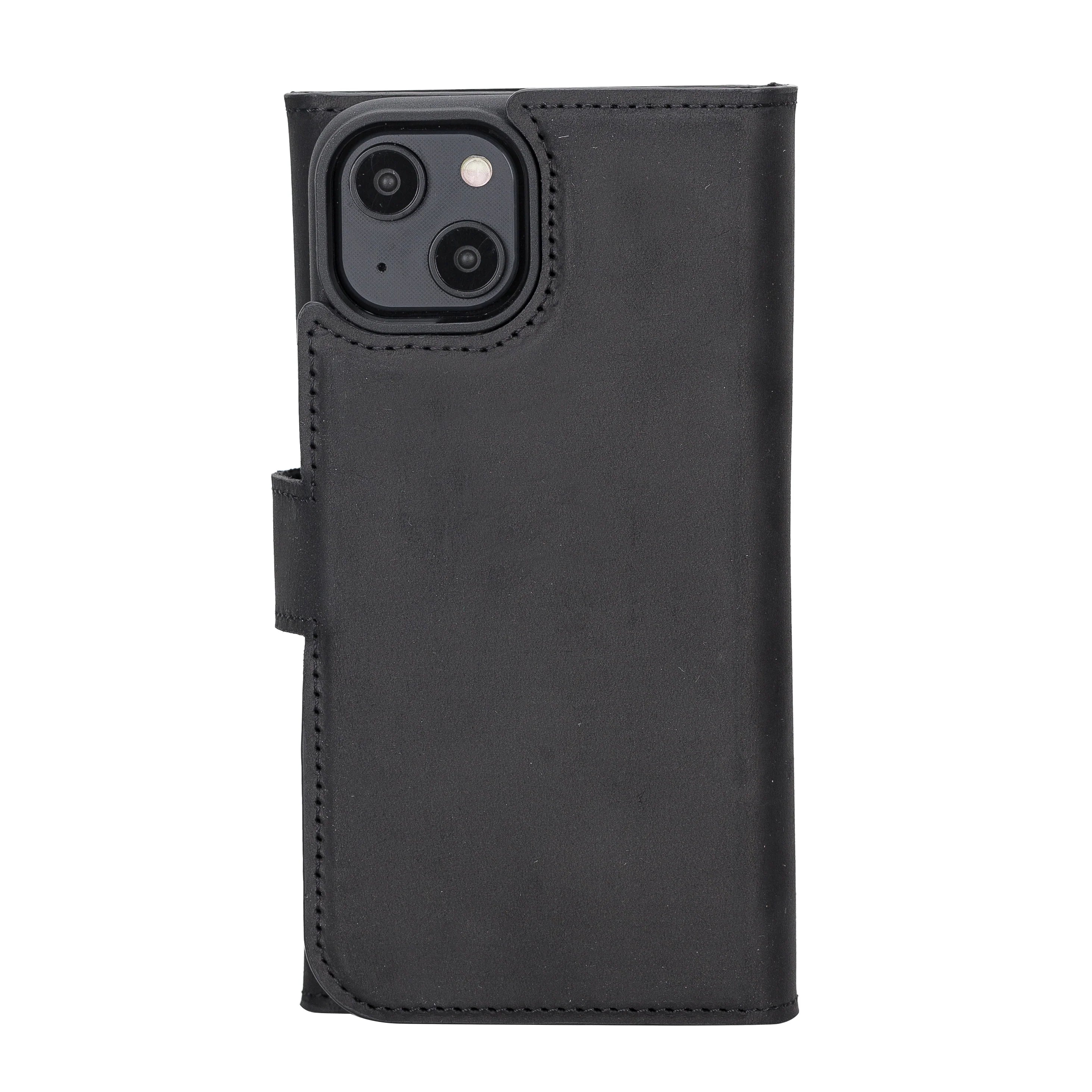 Santa iPhone 14 Leather Detachable Wallet Case