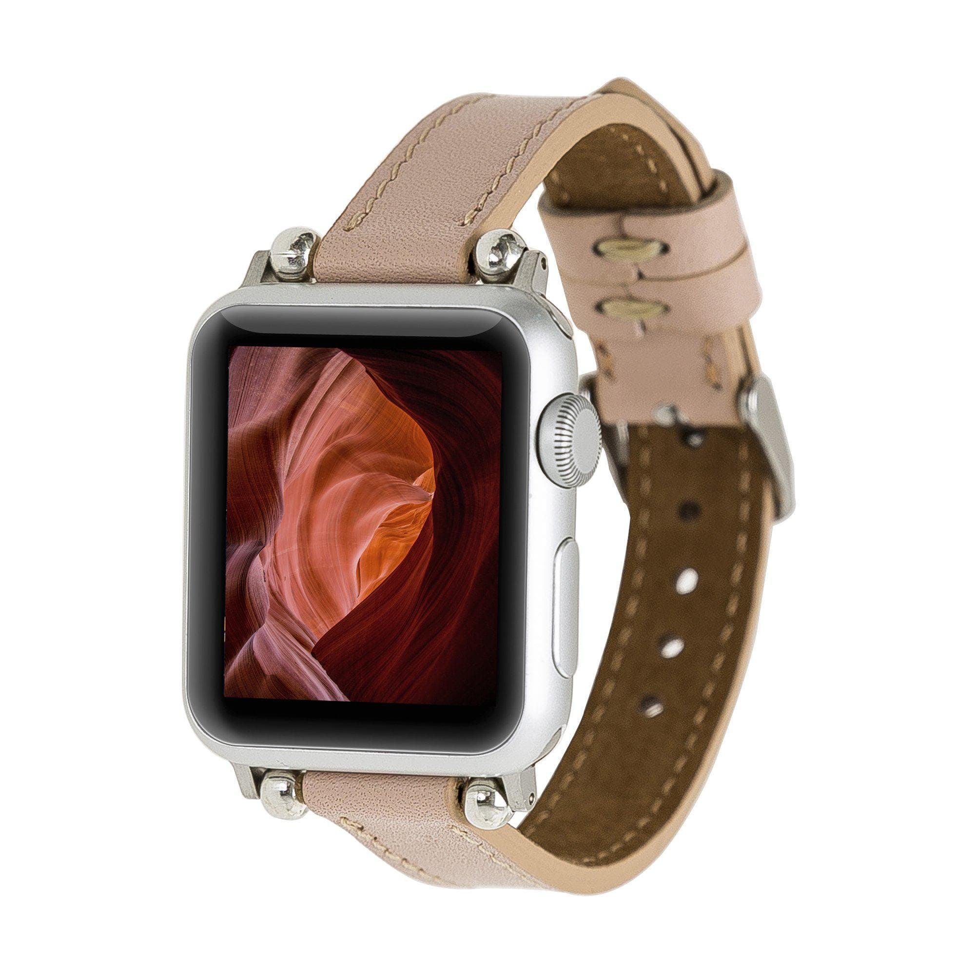 B2B - Leather Apple Watch Bands - Ferro Seamy Style NU1 Bomonti