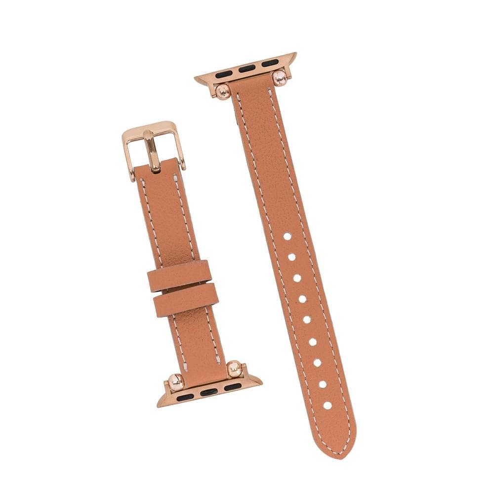 B2B - Leather Apple Watch Bands - Ferro Seamy Style Bomonti