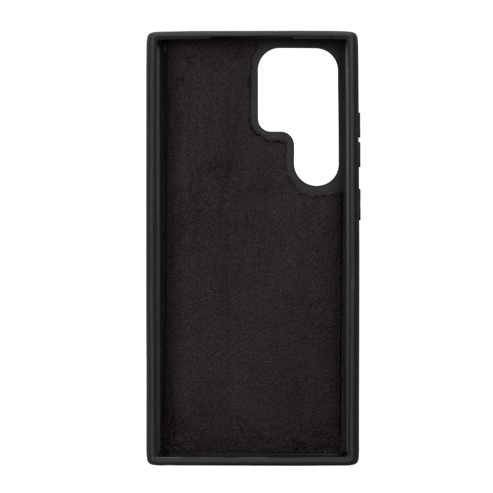 Black Leather Samsung Galaxy S23 Ultra Detachable Wallet Card Holder Cover Case - Bomonti - 5