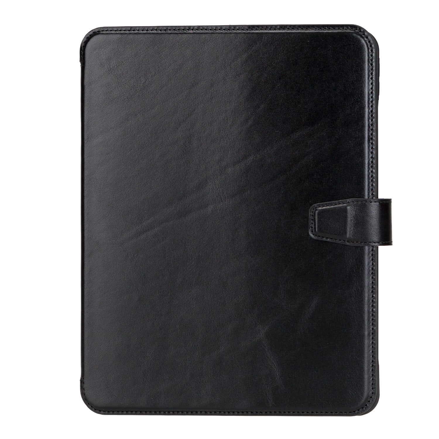 Black Leather iPad Air 10.9 Inc Smart Folio Case with Apple Pen Holder - Bomonti - 3