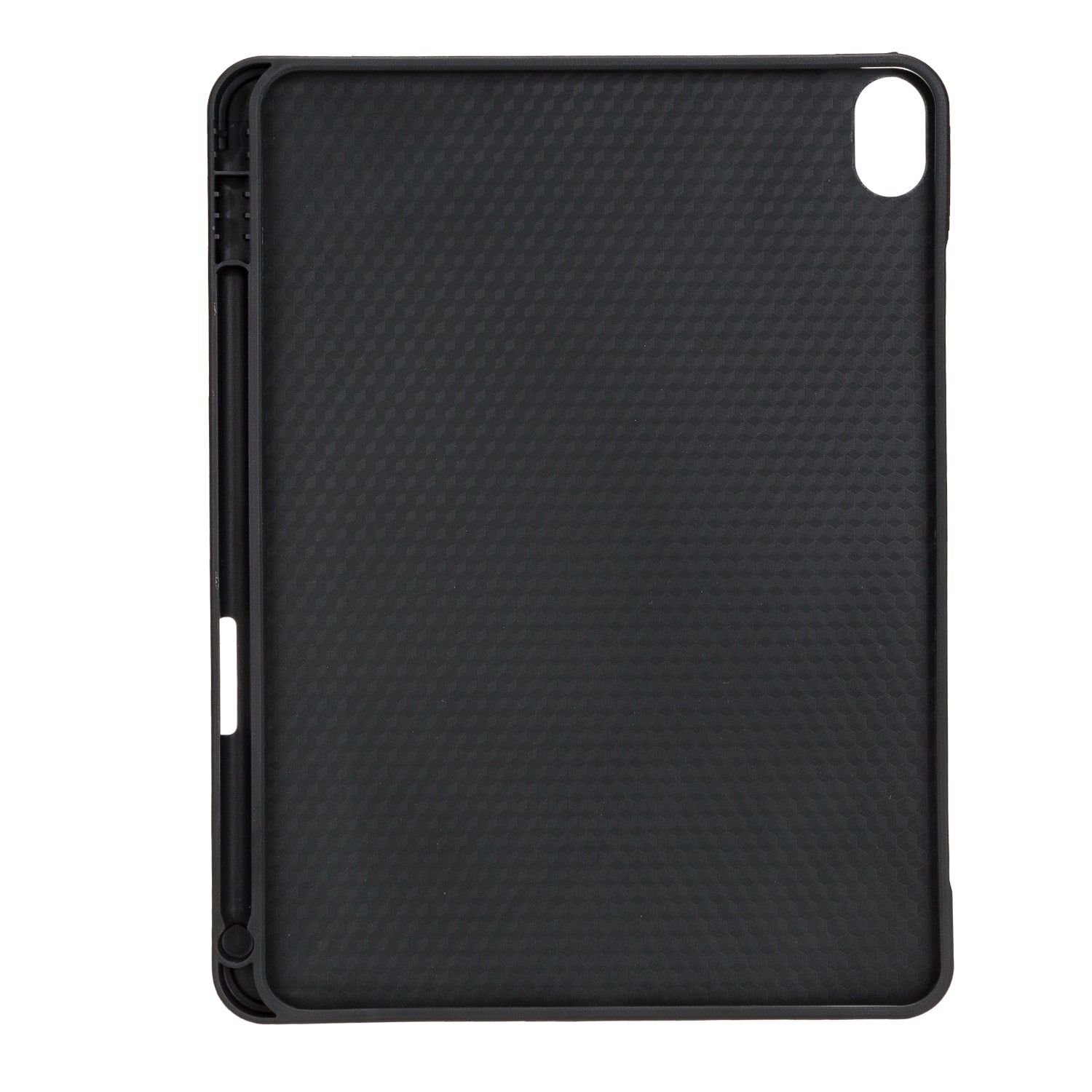 Black Leather iPad Air 10.9 Inc Smart Folio Case with Apple Pen Holder - Bomonti - 6
