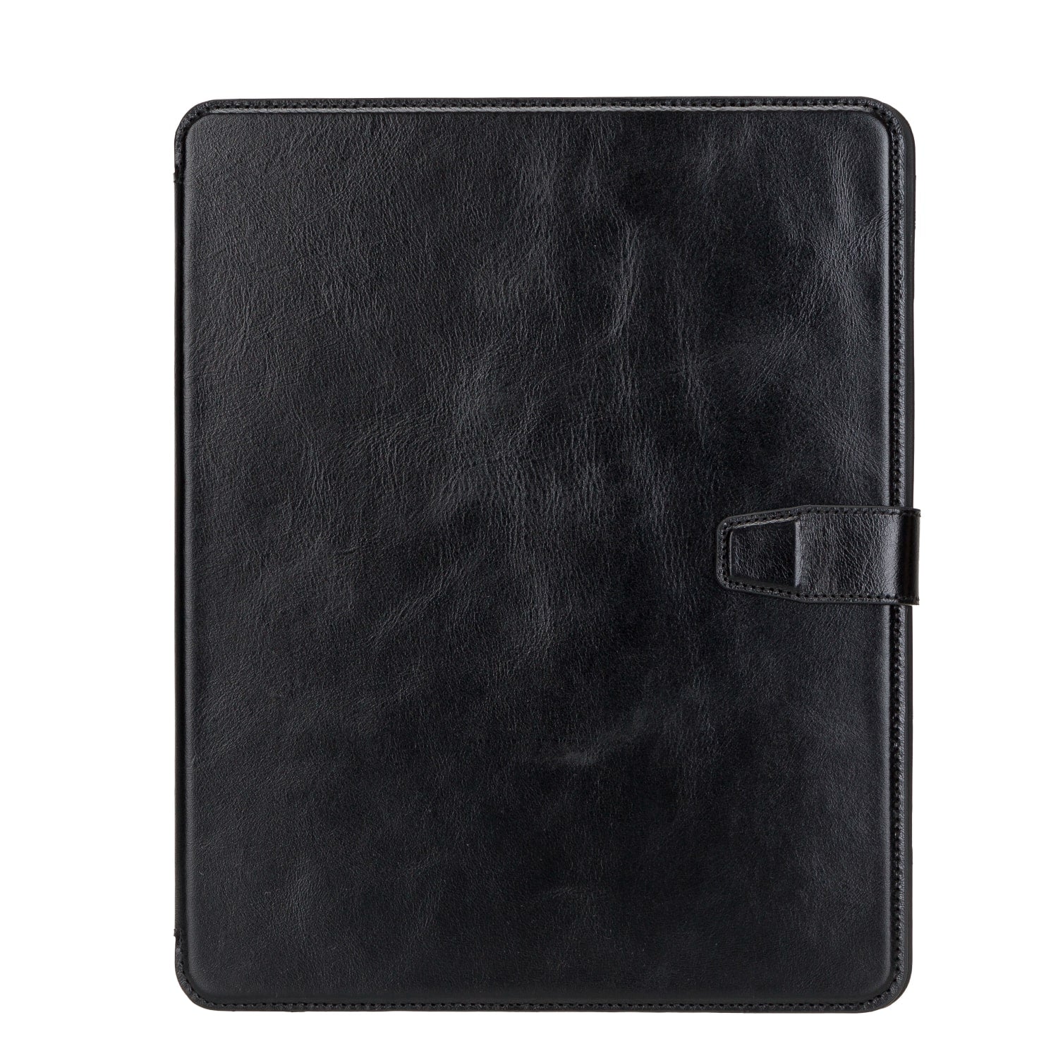 Black Leather iPad Pro 12.9 Inc Smart Folio Case with Apple Pen Holder - Bomonti - 3