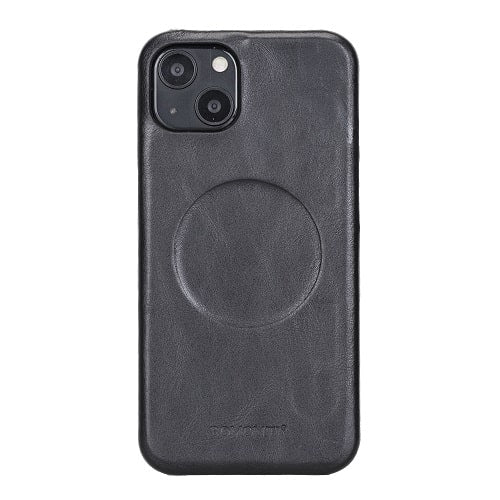 Rostar Black Leather iPhone 13 Detachable Bi-Fold Wallet Case with Mag Safe & Card Holder - Bomonti - 3