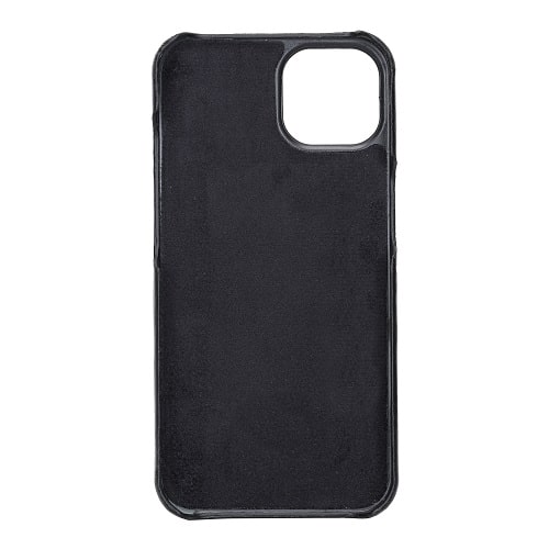 Rostar Black Leather iPhone 13 Detachable Bi-Fold Wallet Case with Mag Safe & Card Holder - Bomonti - 4