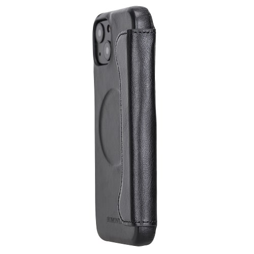 Rostar Black Leather iPhone 13 Detachable Bi-Fold Wallet Case with Mag Safe & Card Holder - Bomonti - 8