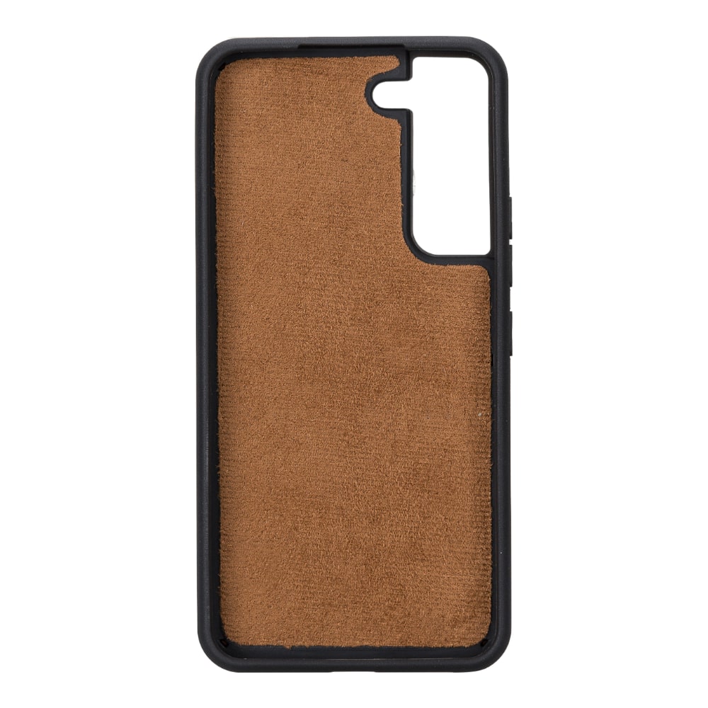 Brown Leather Samsung Galaxy S22 Wallet Case with Card Holder - Bomonti Leather - 6