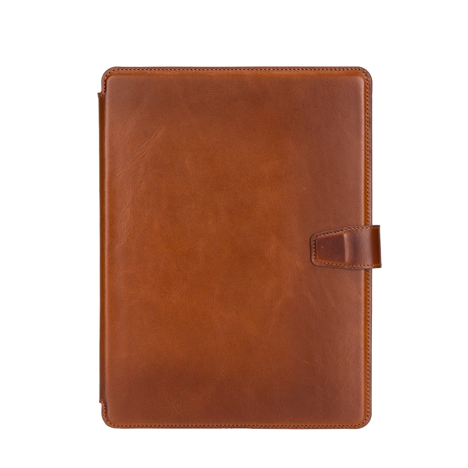 Brown Leather iPad 10.2 Inc Smart Folio Case with Apple Pen Holder - Bomonti - 3