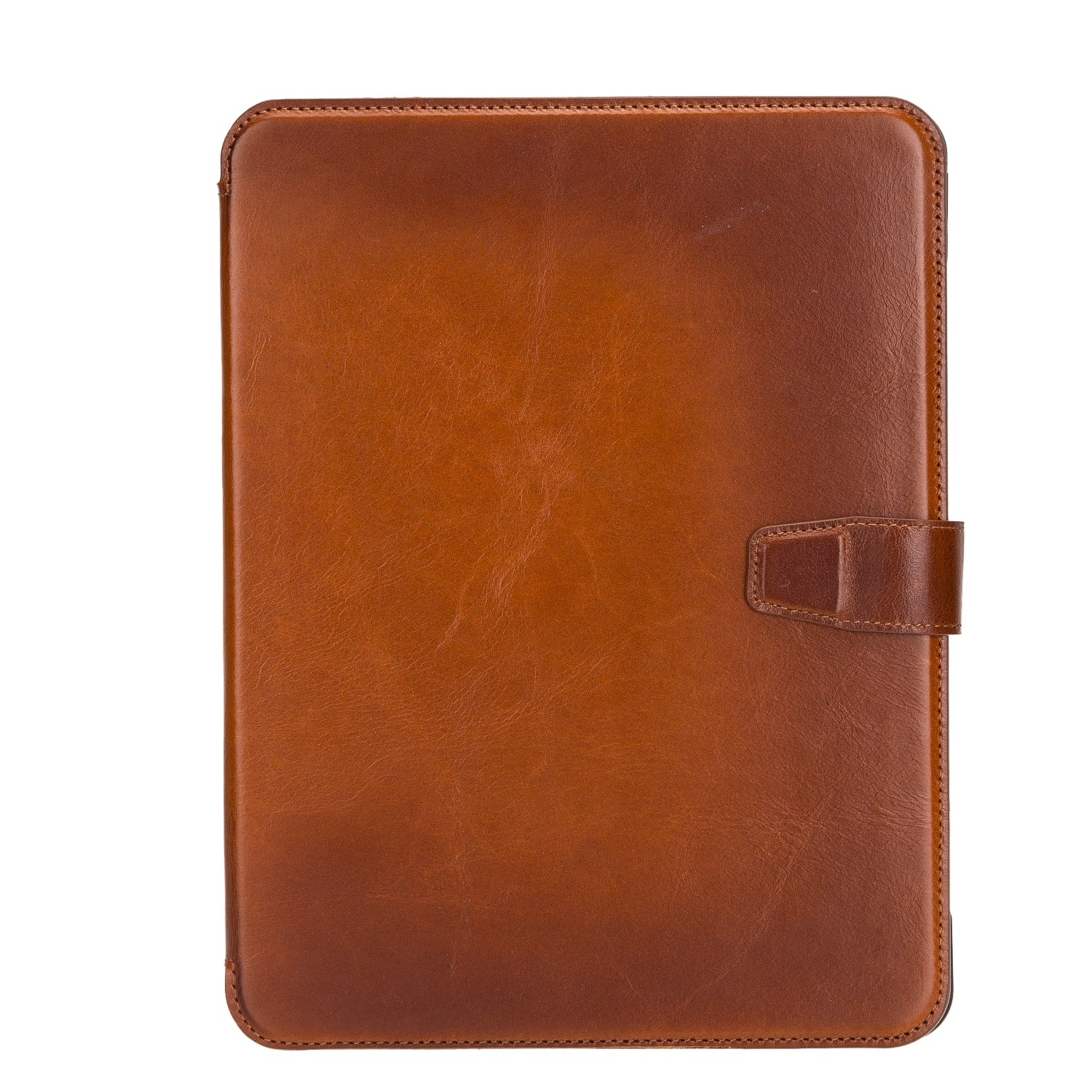 Brown Leather iPad Air 10.9 Inc Smart Folio Case with Apple Pen Holder - Bomonti - 3