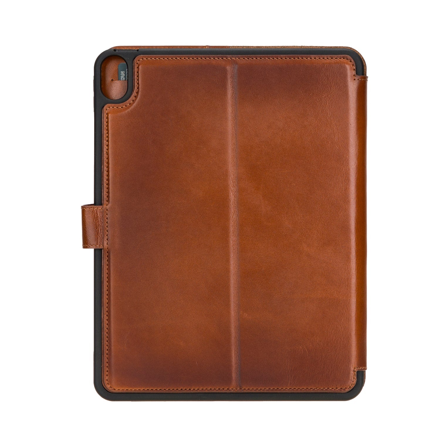 Brown Leather iPad Air 10.9 Inc Smart Folio Case with Apple Pen Holder - Bomonti - 4