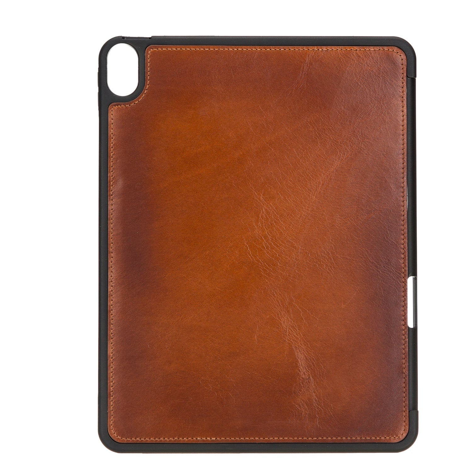 Brown Leather iPad Air 10.9 Inc Smart Folio Case with Apple Pen Holder - Bomonti - 5