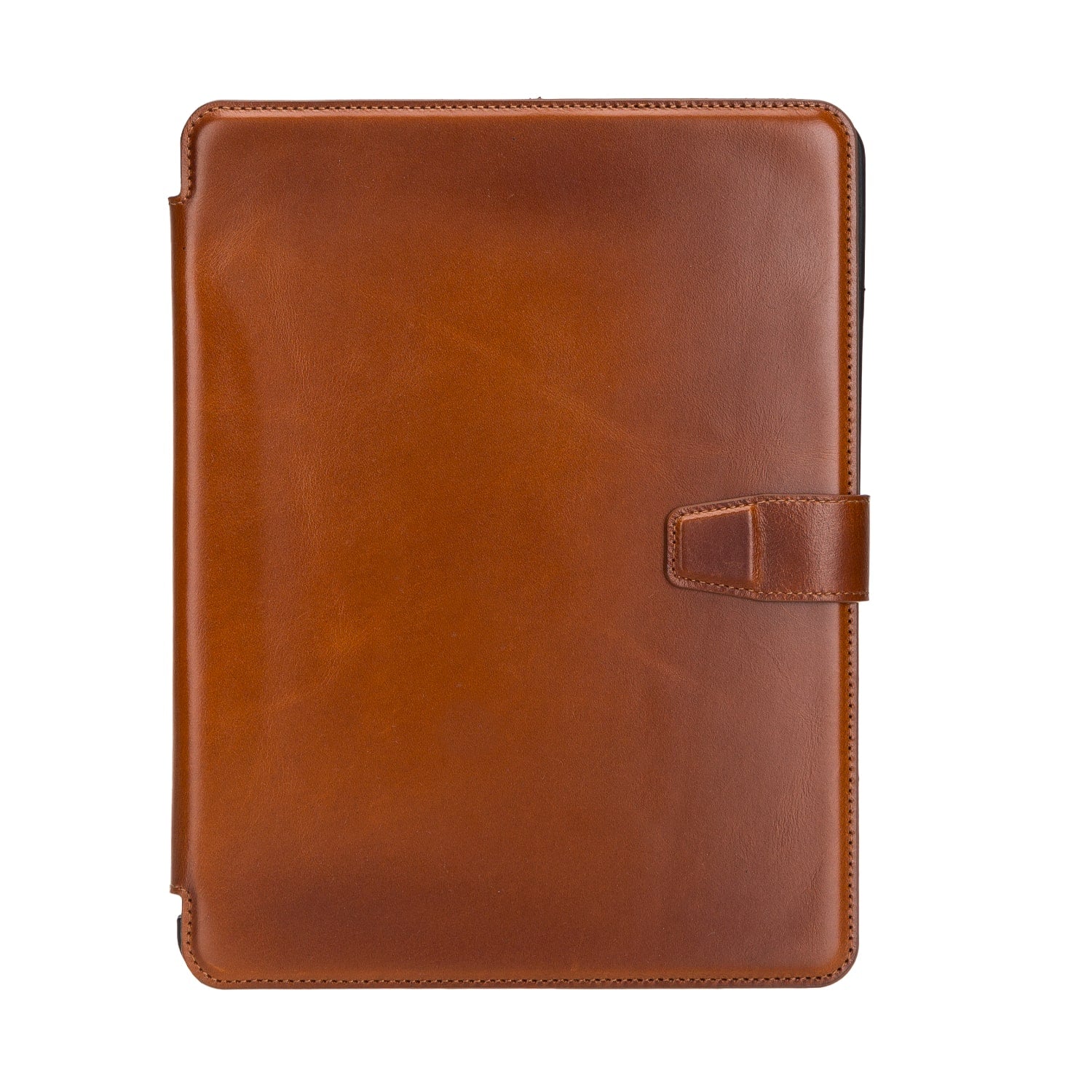 Brown Leather iPad Pro 11 Inc Smart Folio Case with Apple Pen Holder - Bomonti - 3