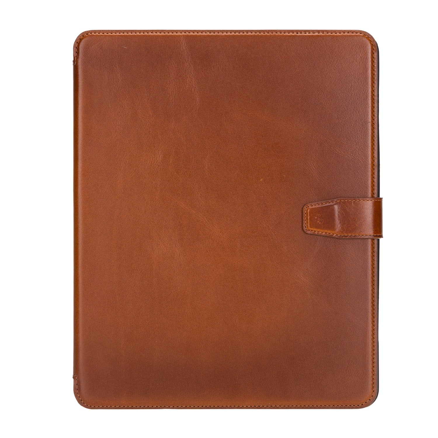 Brown Leather iPad Pro 12.9 Inc Smart Folio Case with Apple Pen Holder - Bomonti - 3