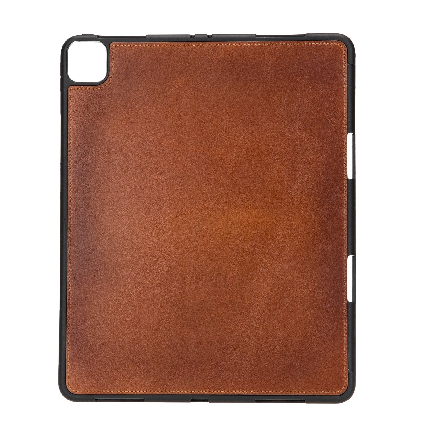 Brown Leather iPad Pro 12.9 Inc Smart Folio Case with Apple Pen Holder - Bomonti - 5