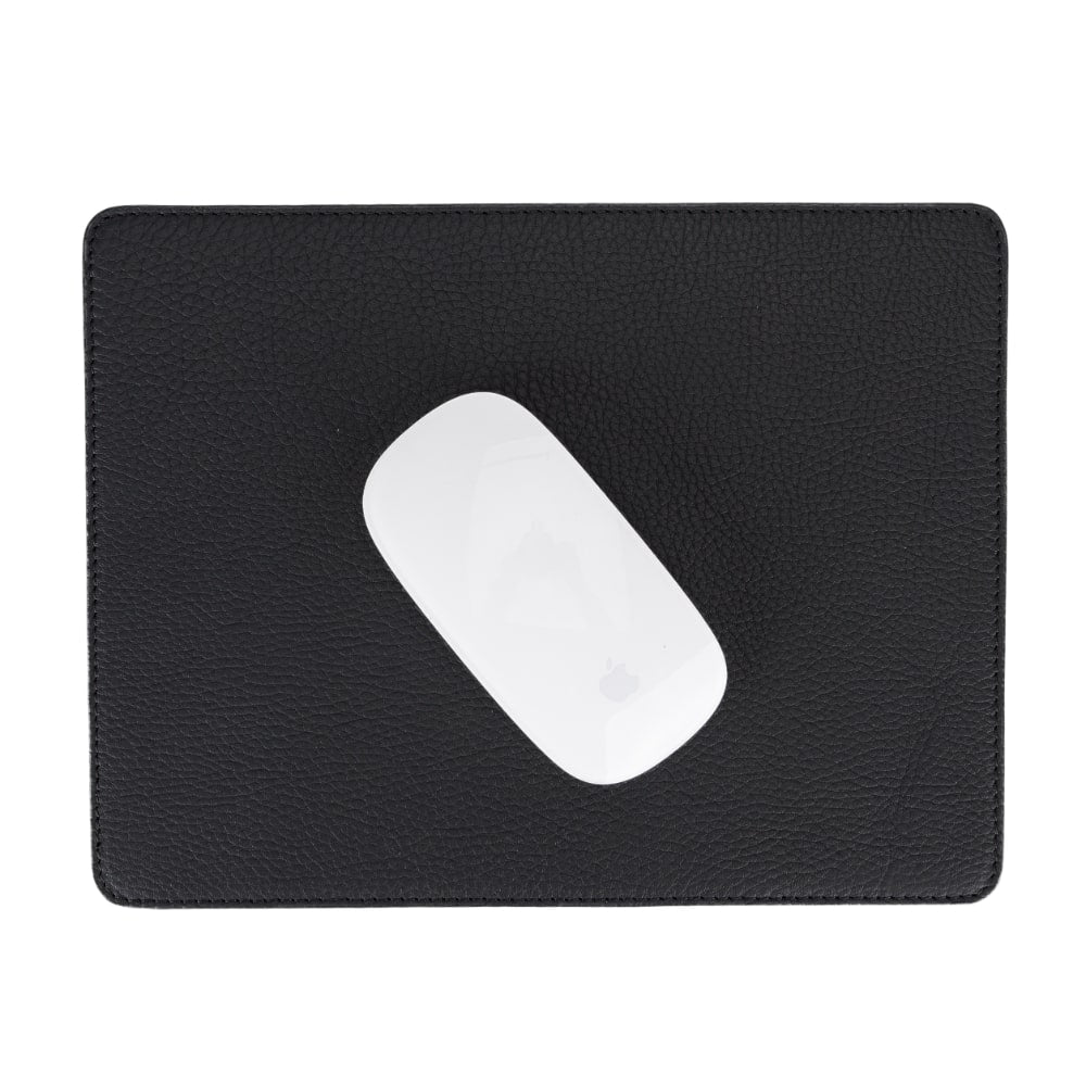 Ergonomic Black Luxury Leather Mouse Pad with anti-slip - Bomonti - 4