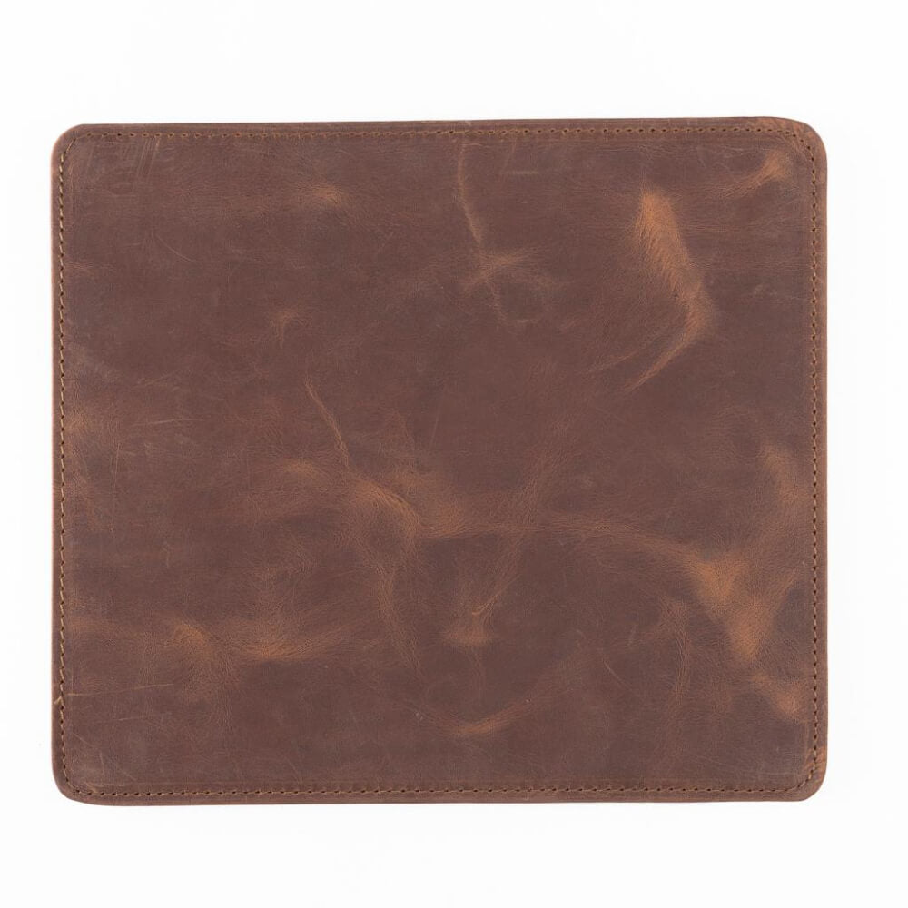Ergonomic Brown Luxury Leather Anti Slip Mouse Pad  - Bomonti - 3