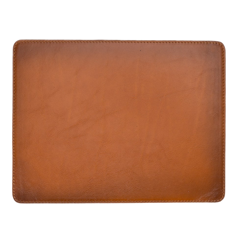 Ergonomic Brown Luxury Leather Mouse Pad with anti-slip - Bomonti - 1