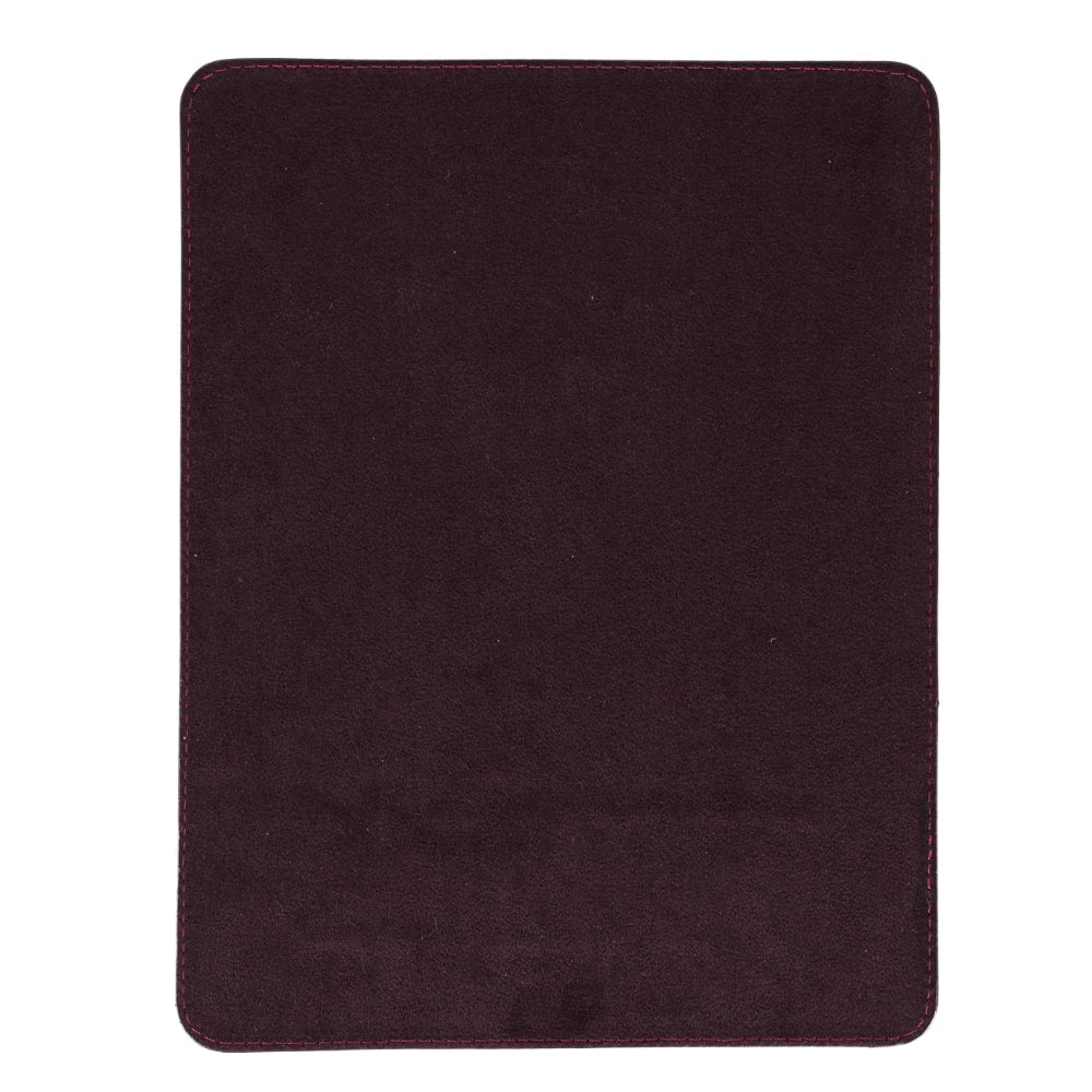 Ergonomic Wine Red Luxury Leather Mouse Pad with Wrist Rest Support and anti-slip - Bomonti - 2