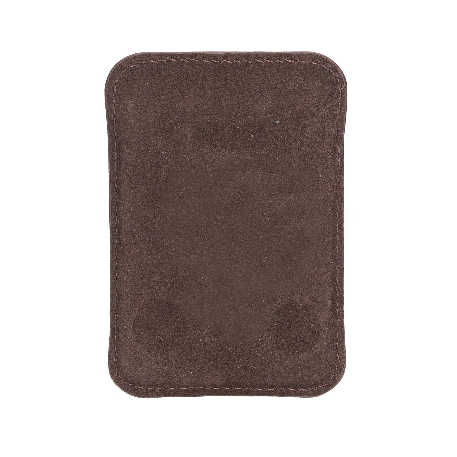 Tan Brown Leather Apple MagSafe Card Holder Magnetic Wallet for iPhone - Bomonti - 5