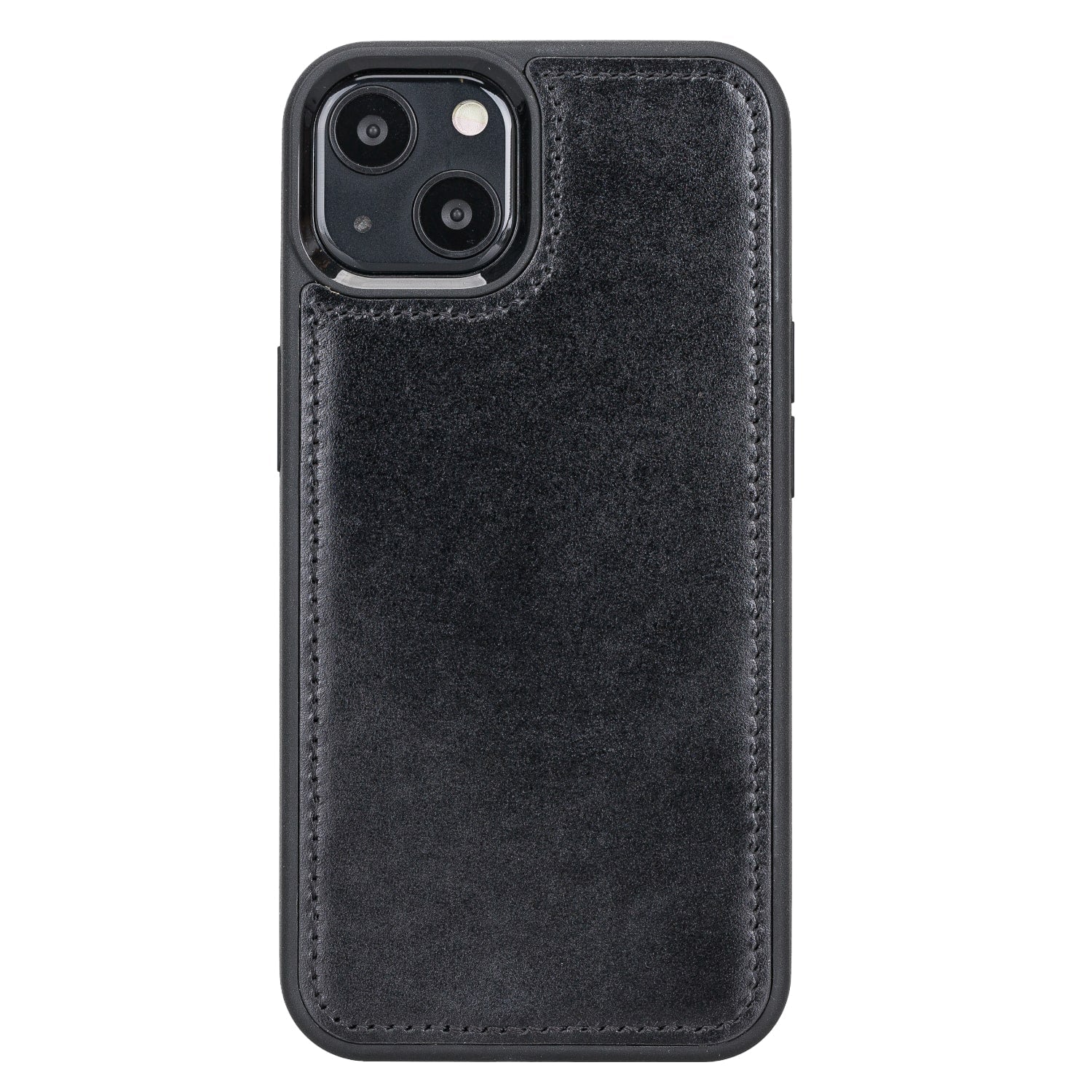 Black Leather iPhone 13 Detachable Bi-Fold RFID Wallet Case with MagSafe & Card Holder - Bomonti - 5