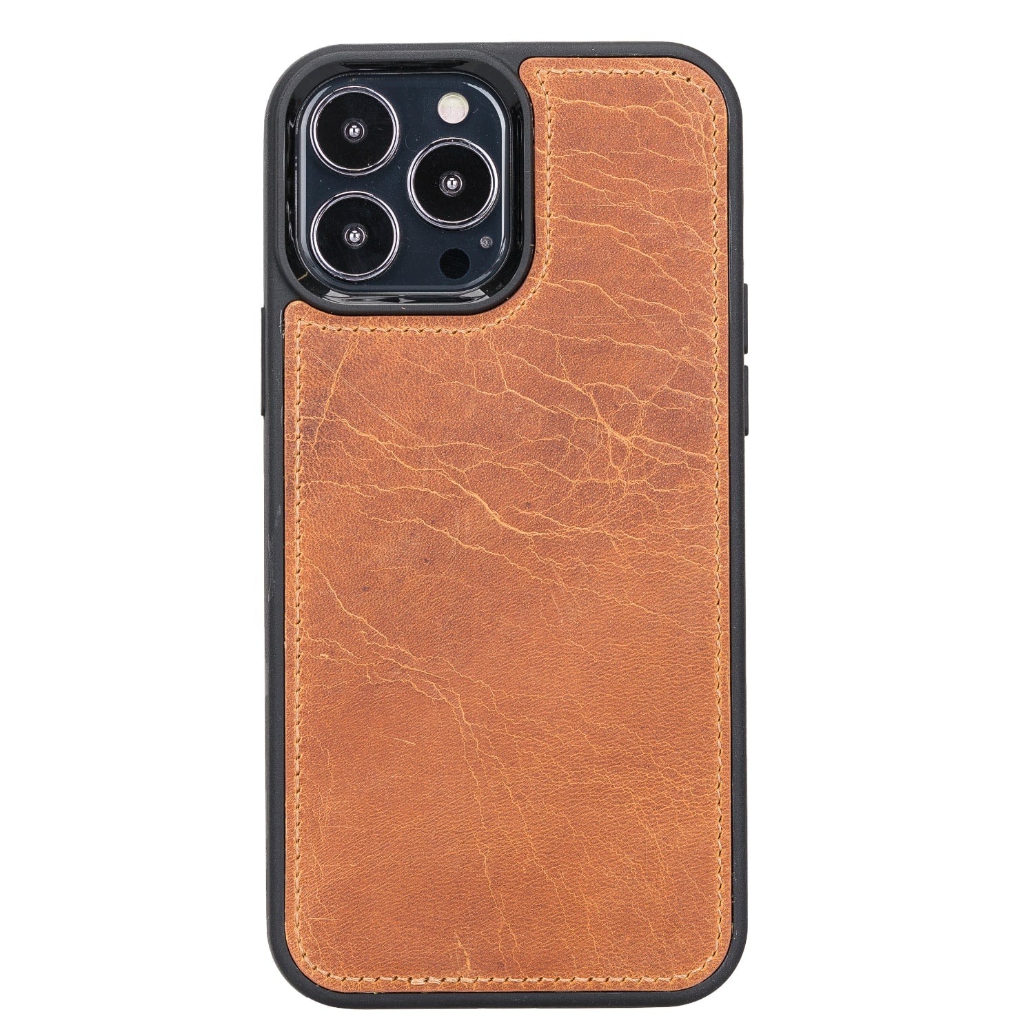 Rustic Brown Leather iPhone 13 Pro Max Detachable Bi-Fold RFID Wallet Case with MagSafe & Card Holder - Bomonti - 5